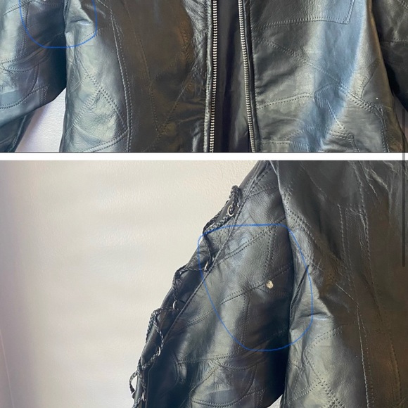 Biker leather jacket in great condition - Picture 2 of 6